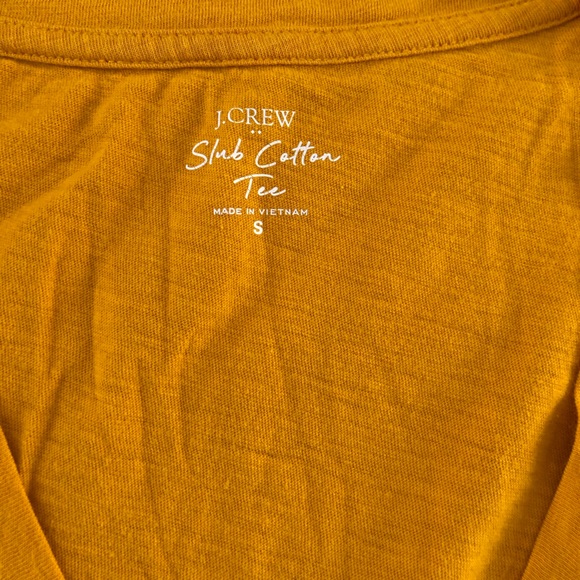J crew slub cotton v neck t shirt - Picture 2 of 4
